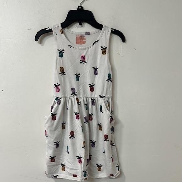 Cat & Jack White and Red Sleeveless Sundress - Picture 1 of 2